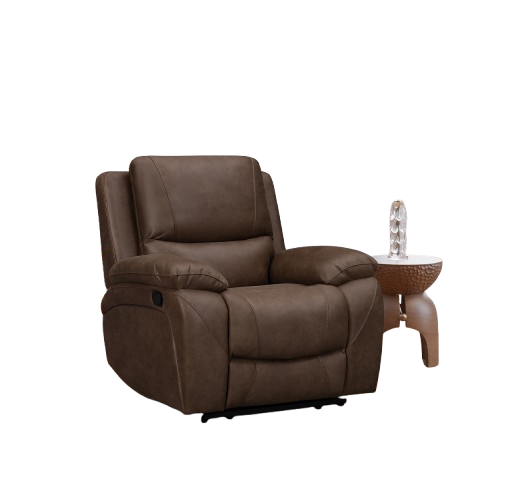 Isobella Chocolate Fabric Recliner Armchair