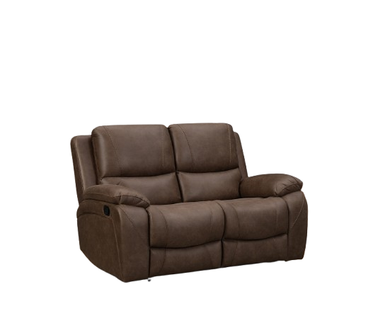 Isobella Chocolate Fabric Recliner 2 Seater Sofa