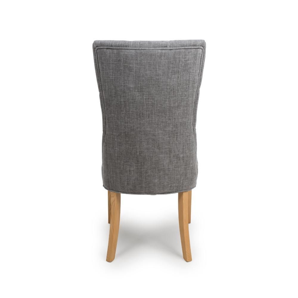 Furniture Link Eaton Grey Dining Chair in Pair