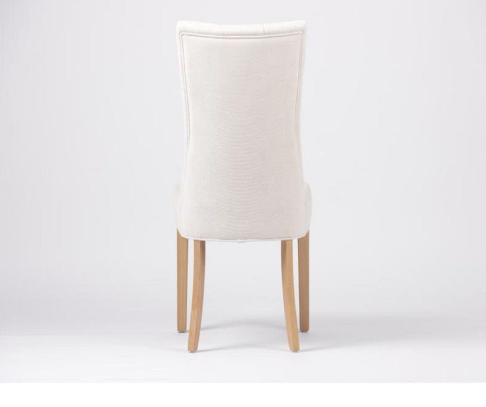 Furniture Link Eaton Linen Dining Chair in Pair