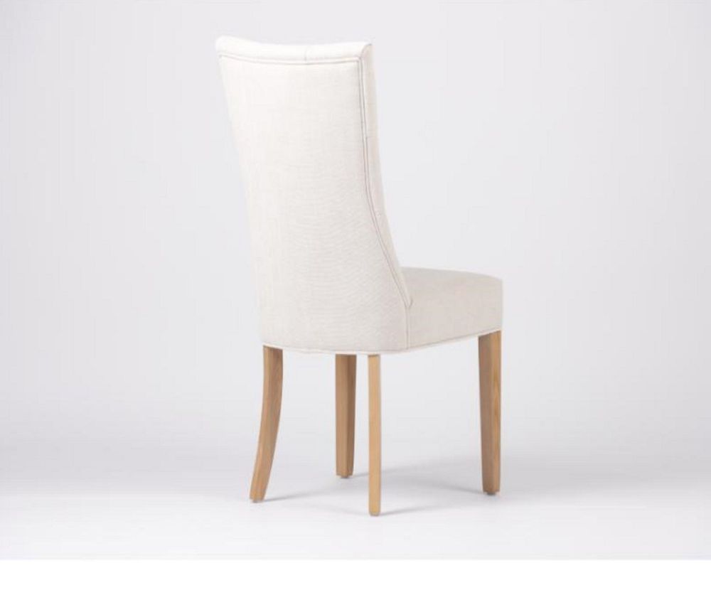 Furniture Link Eaton Linen Dining Chair in Pair