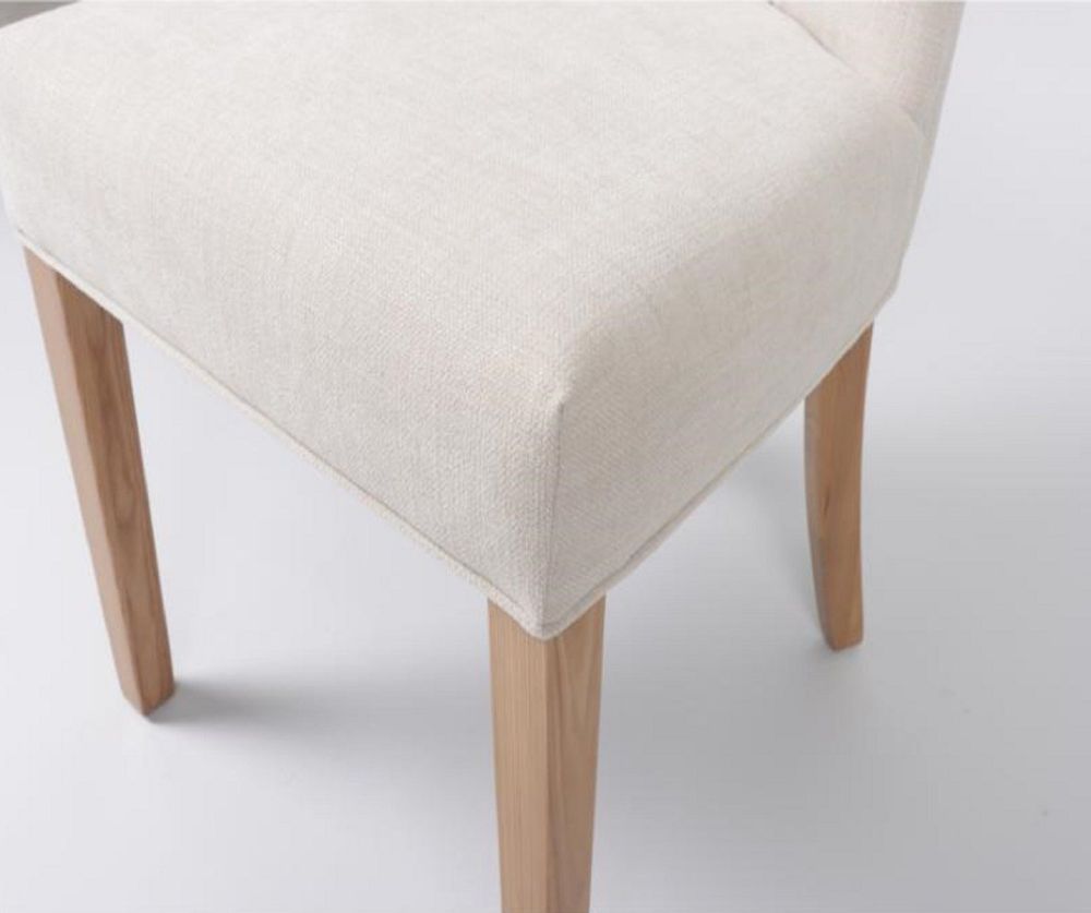 Furniture Link Eaton Linen Dining Chair in Pair