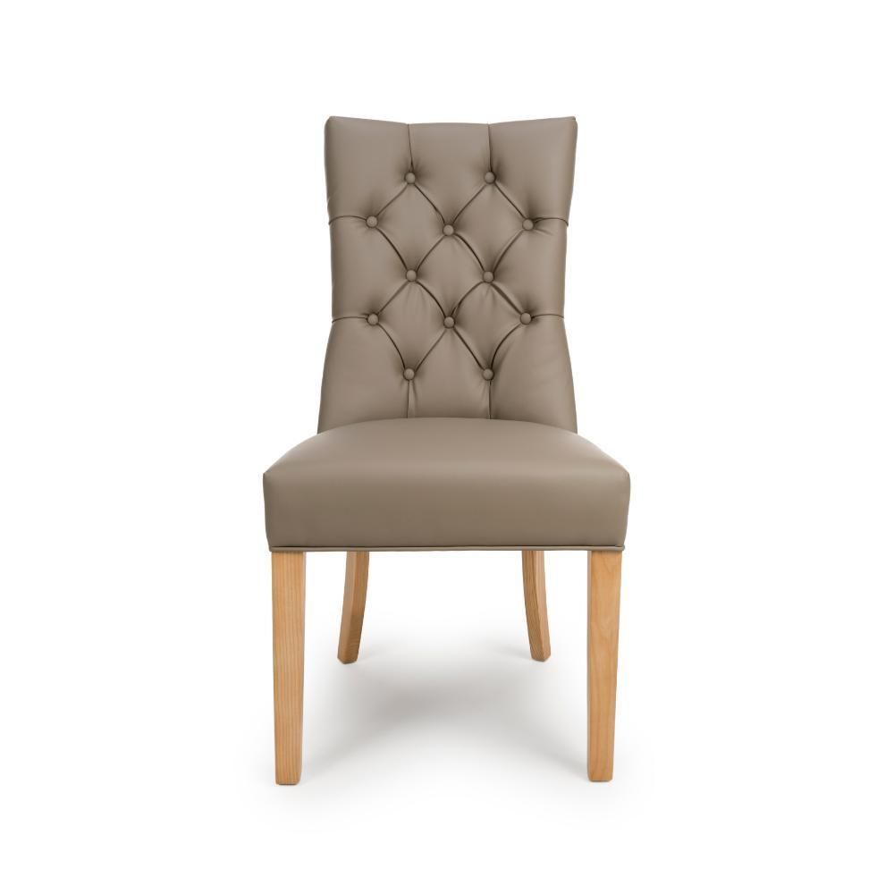 Furniture Link Eaton Taupe Dining Chair in Pair