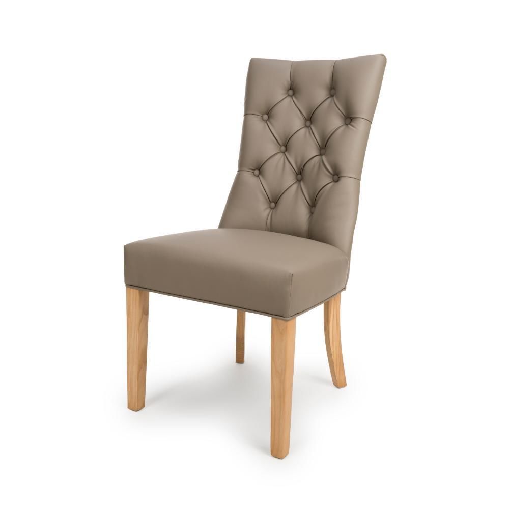 Furniture Link Eaton Taupe Dining Chair in Pair