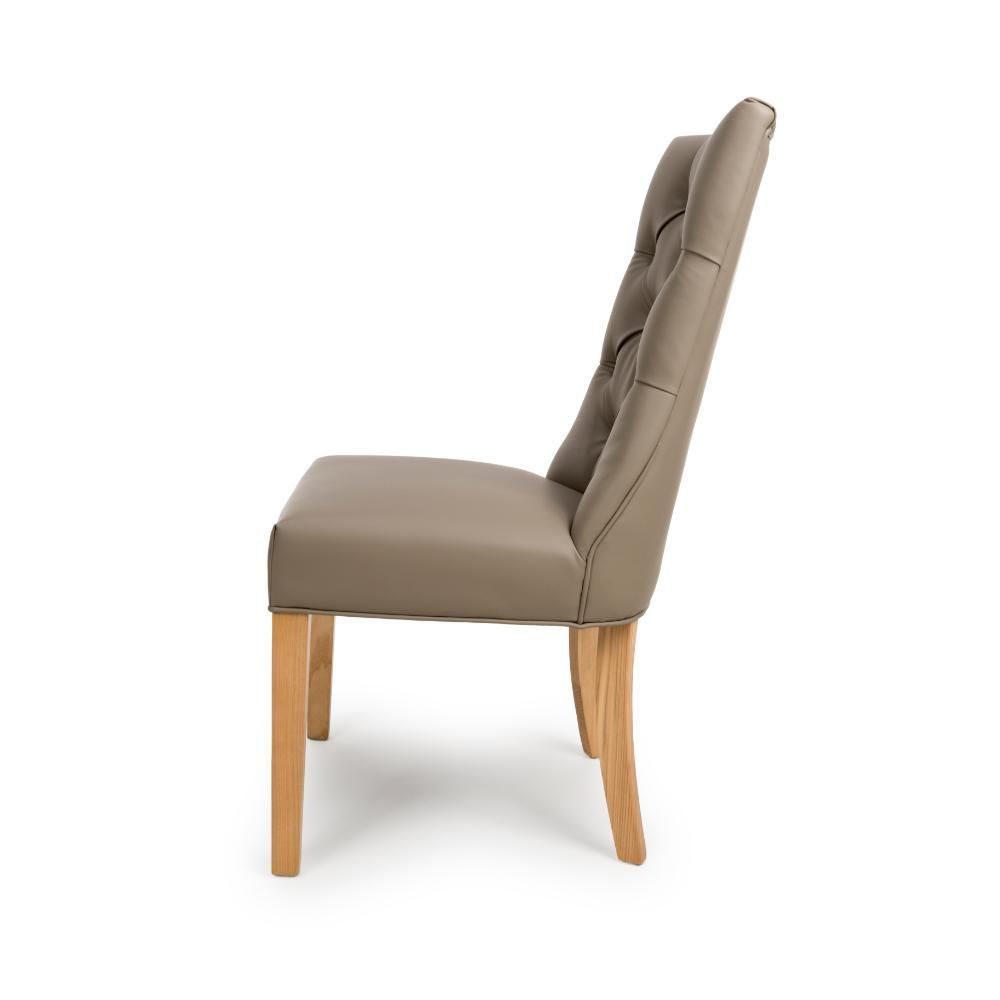 Furniture Link Eaton Taupe Dining Chair in Pair
