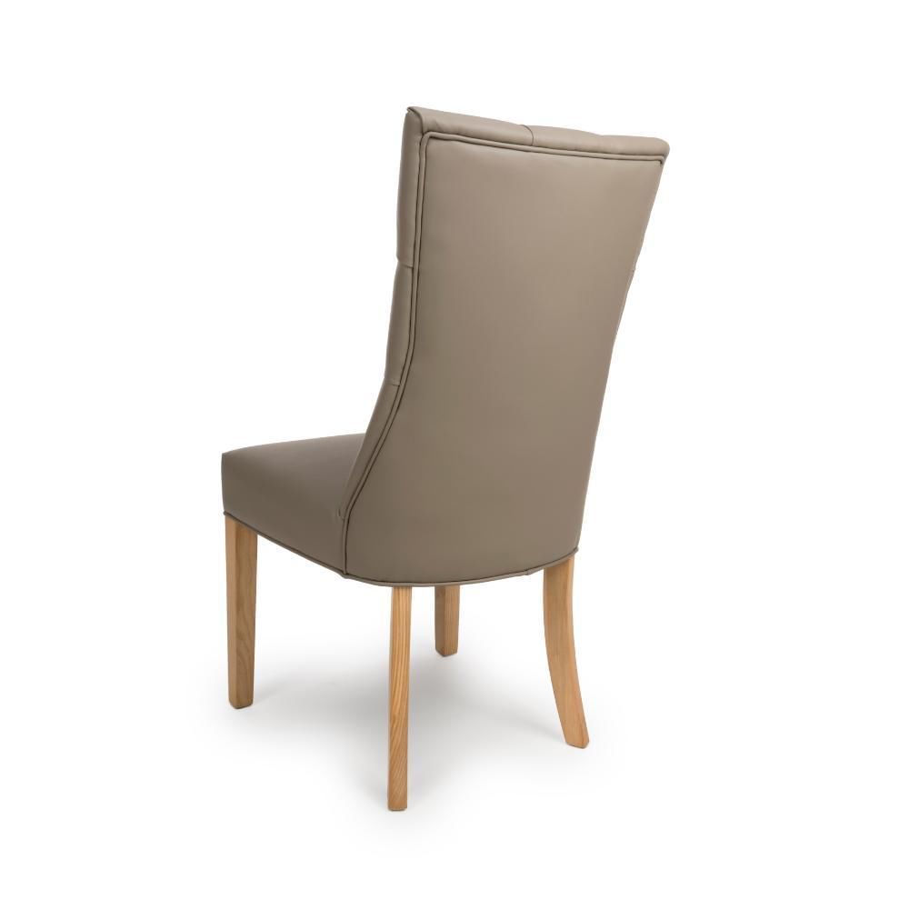 Furniture Link Eaton Taupe Dining Chair in Pair
