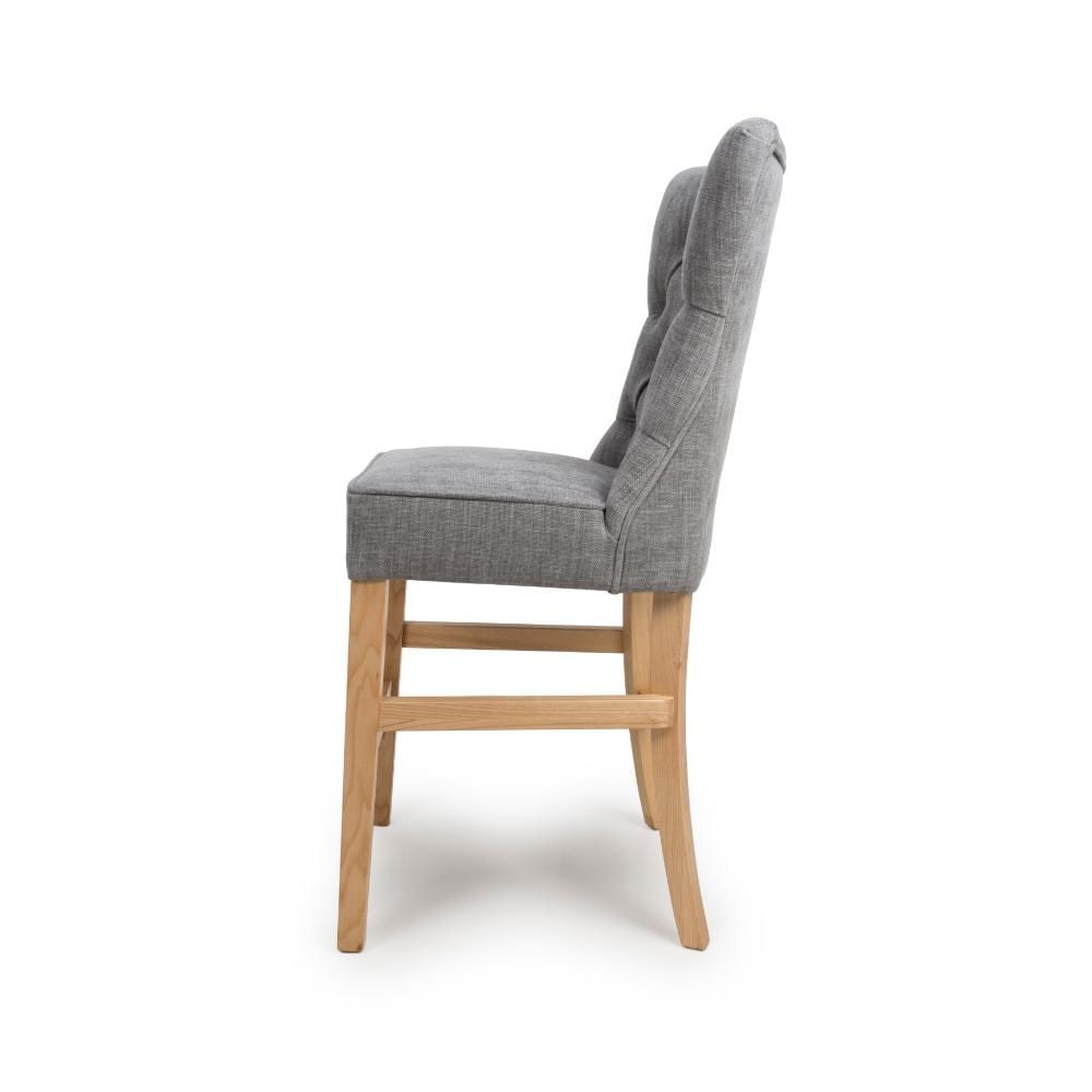 Furniture Link Eaton Grey Counter Dining Chair in Pair