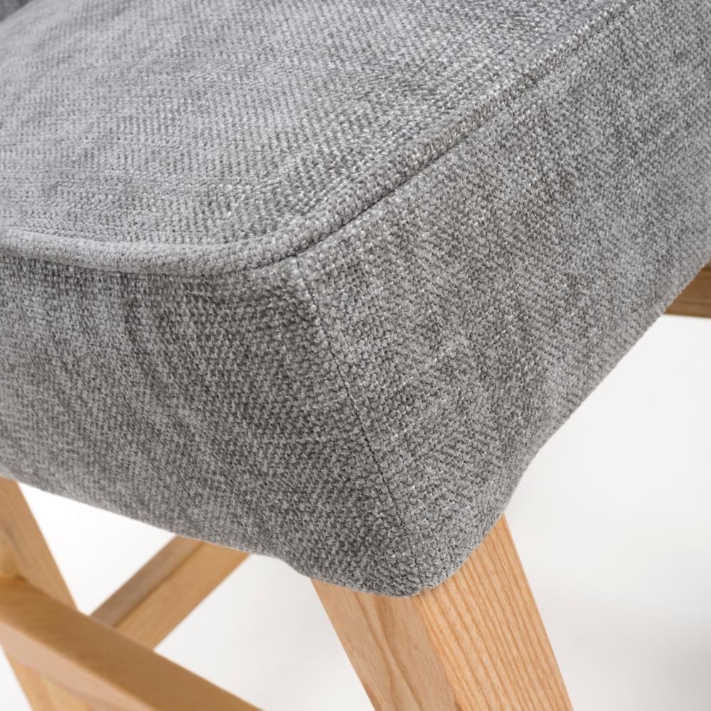 Furniture Link Eaton Grey Counter Dining Chair in Pair