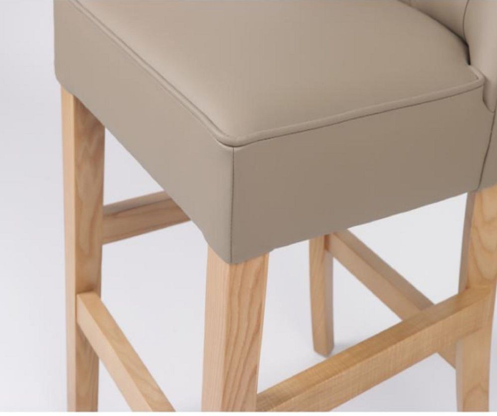 Furniture Link Eaton Taupe Counter Dining Chair in Pair