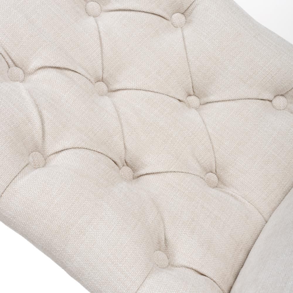 Furniture Link Eaton Linen Bar Chair in Pair