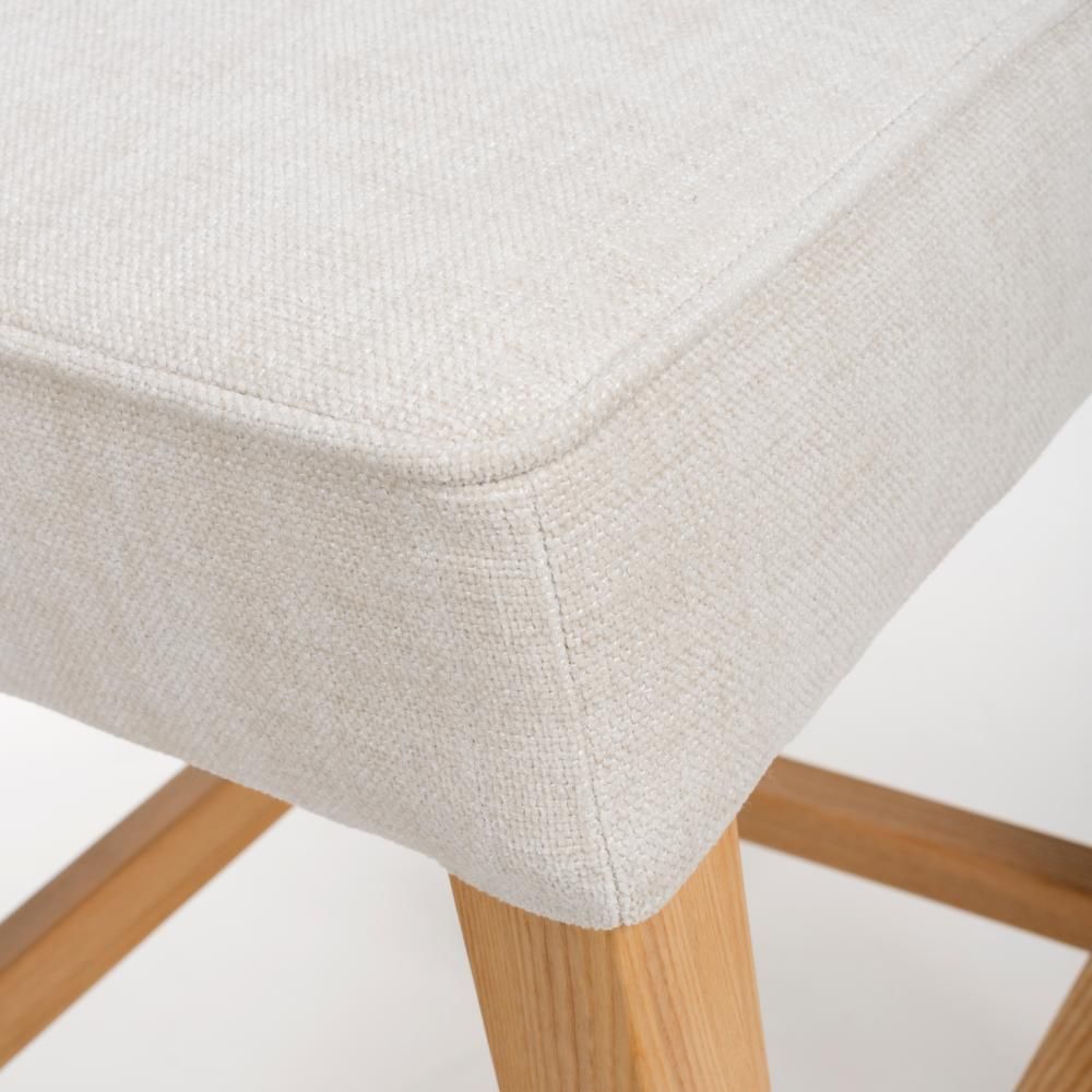 Furniture Link Eaton Linen Bar Chair in Pair