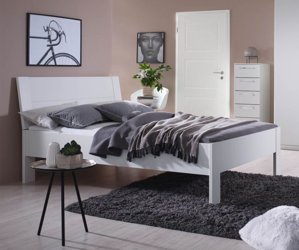 Rauch Ellesse Alpine White Bed Frame