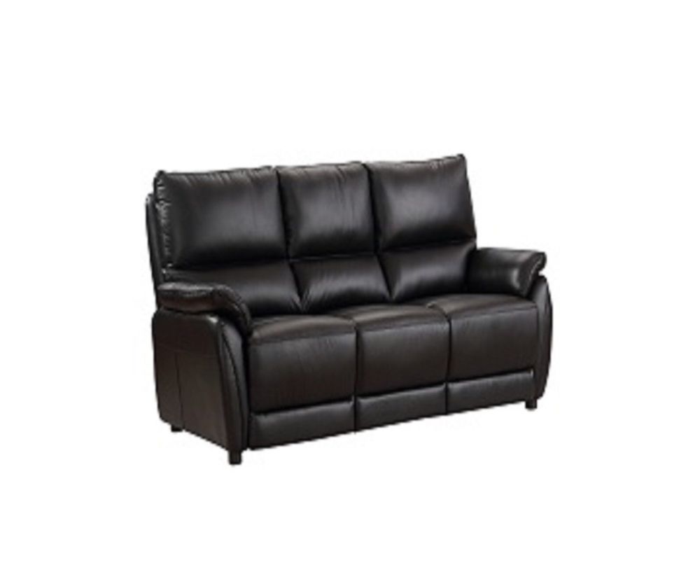 Furniture Link Esprit Black 3 Seater Sofa