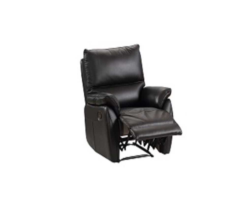 Furniture Link Esprit Black Recliner Armchair