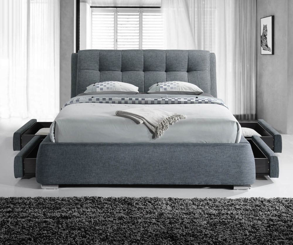 Artisan Fabric 4 Side Drawer Bed Frame