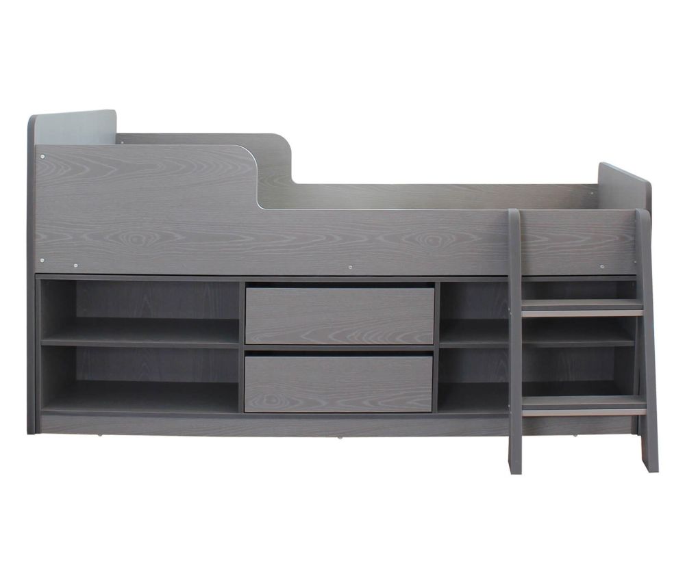 Seconique Felix Grey Low Sleeper Bed