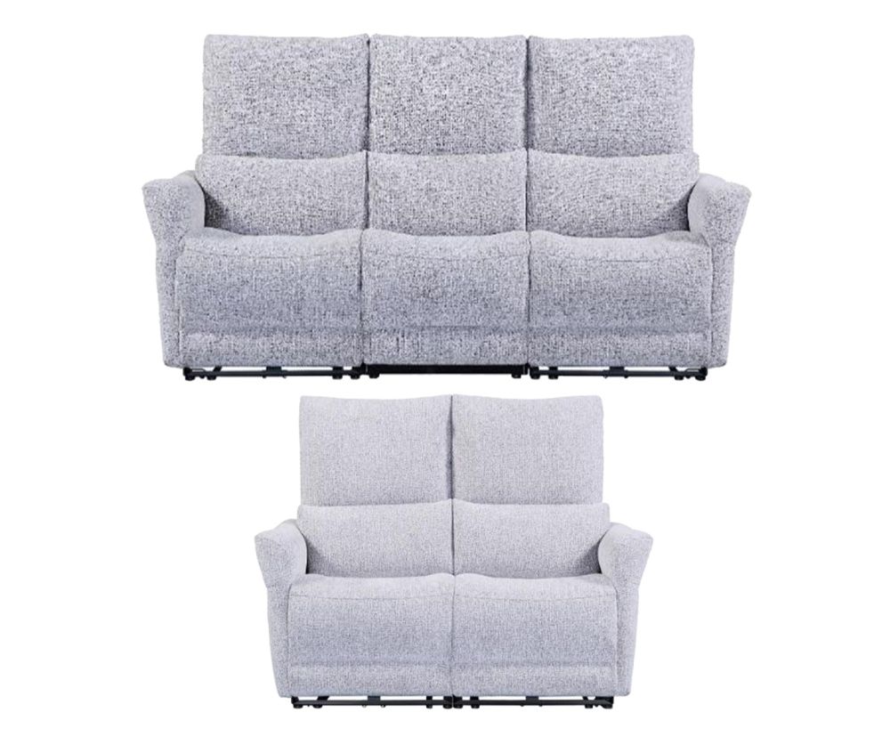 Furniture Link Jagger Dove Fabric Power Recliner 3+2 Sofa Set
