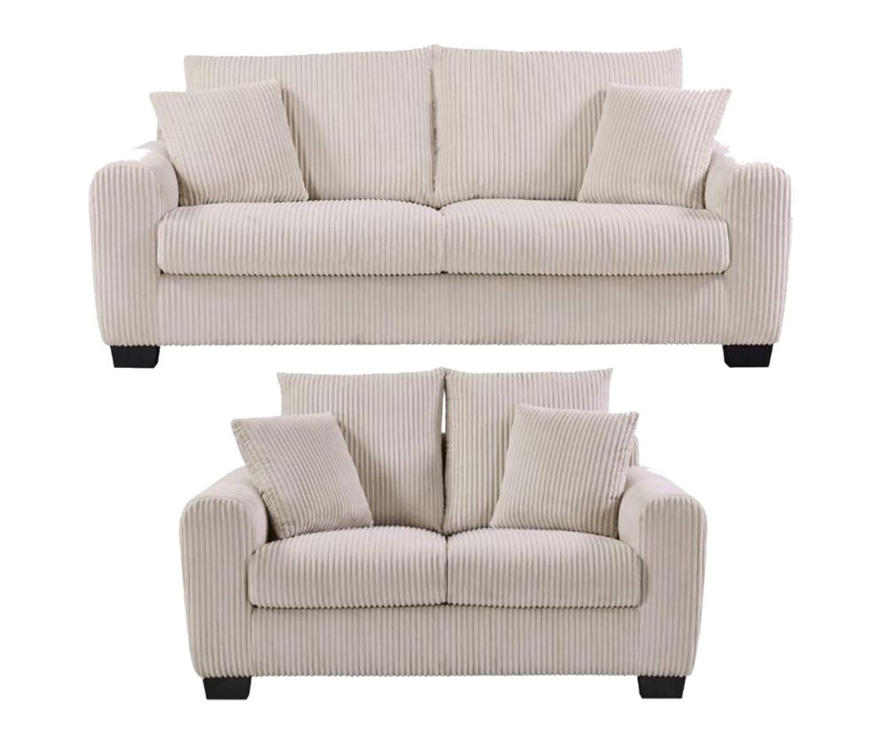 Furniture Link Sloane Mocha Fabric 3+2 Sofa Set