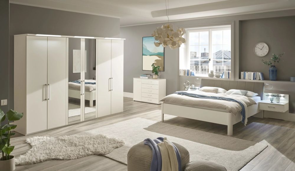 Wiemann Genf 1 Door 5 Drawer Combi Dresser