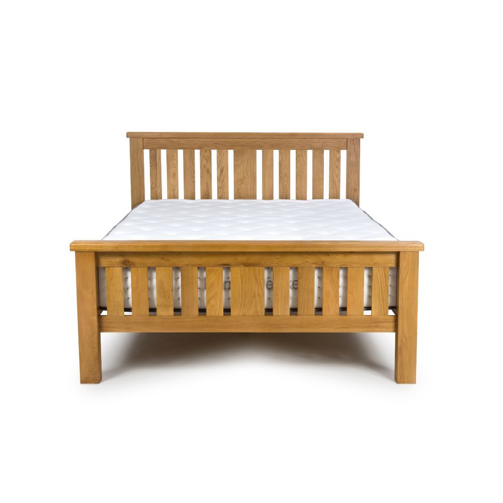 Furniture Link Hampshire Solid Oak Bed Frame