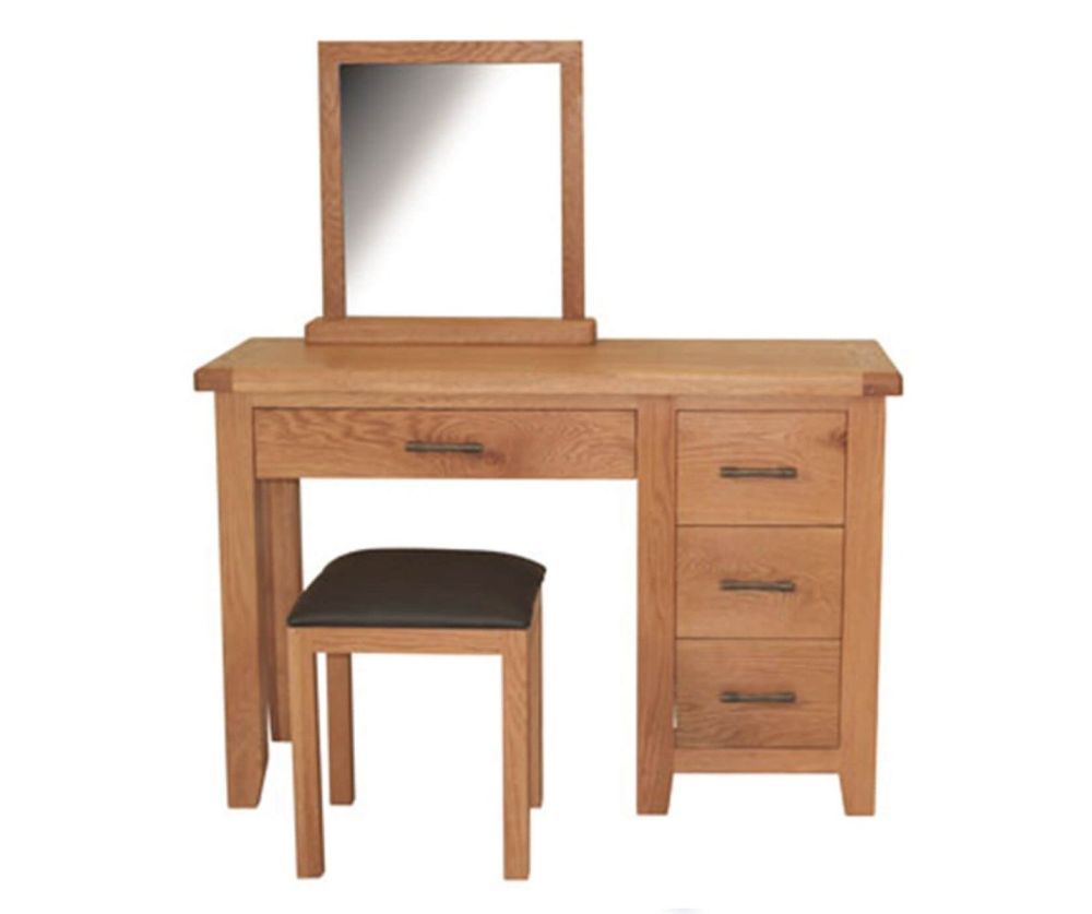 Furniture Link Hampshire Solid Oak Dressing Table Mirror