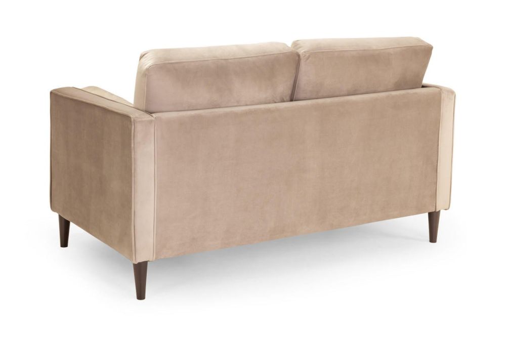 Barkham Plush Beige Fabric 2 Seater Sofa 
