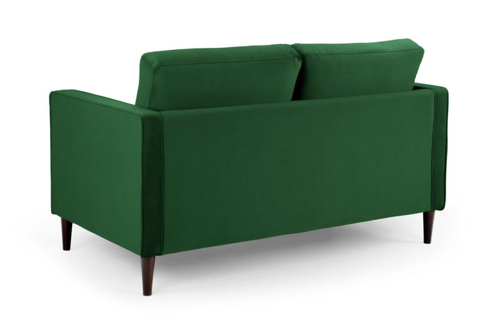Barkham Plush Green Fabric 2 Seater Sofa 
