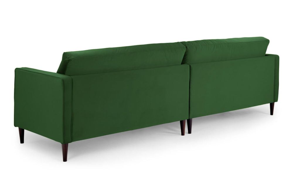 Barkham Plush Green Fabric 4 Seater Sofa 