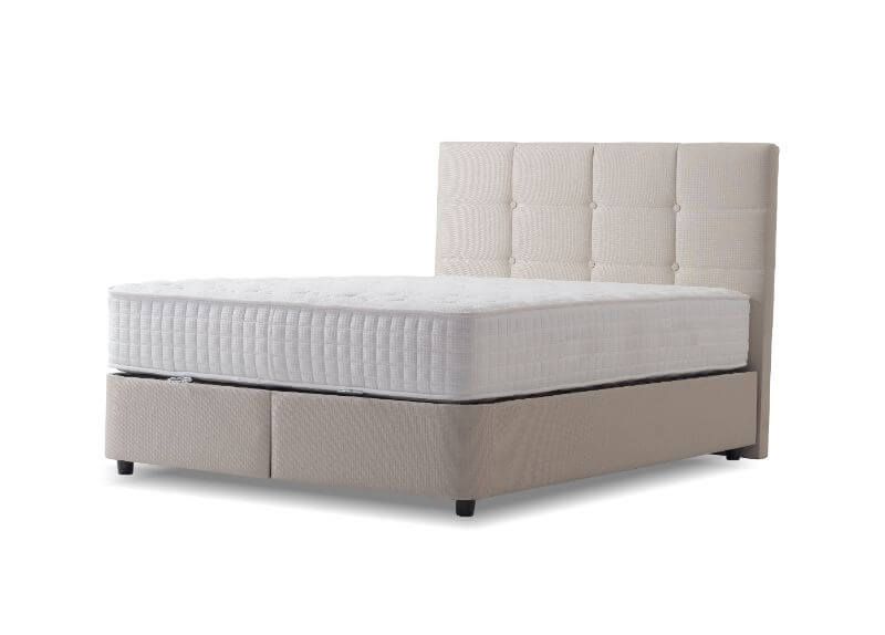 Furniture Link Harry Linen Fabric Ottoman Bed