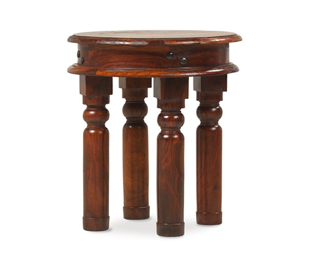 Heritance Bali Sheesham Small Round Coffee Table