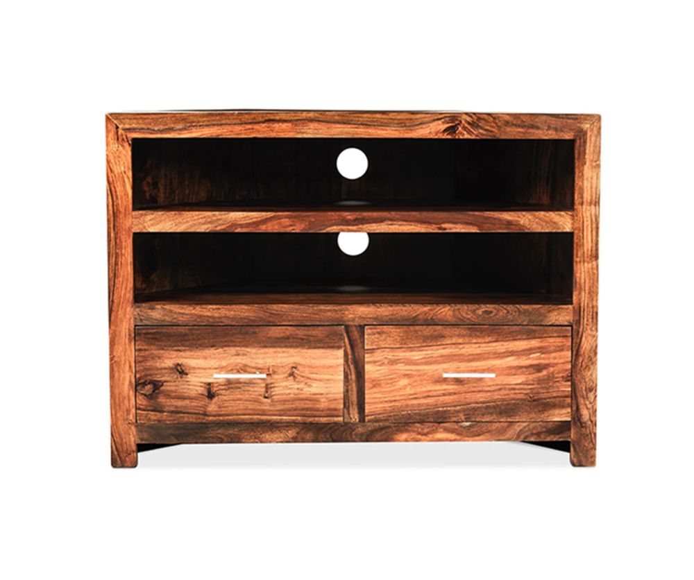 Heritance Cube Sheesham Cube Corner TV Unit