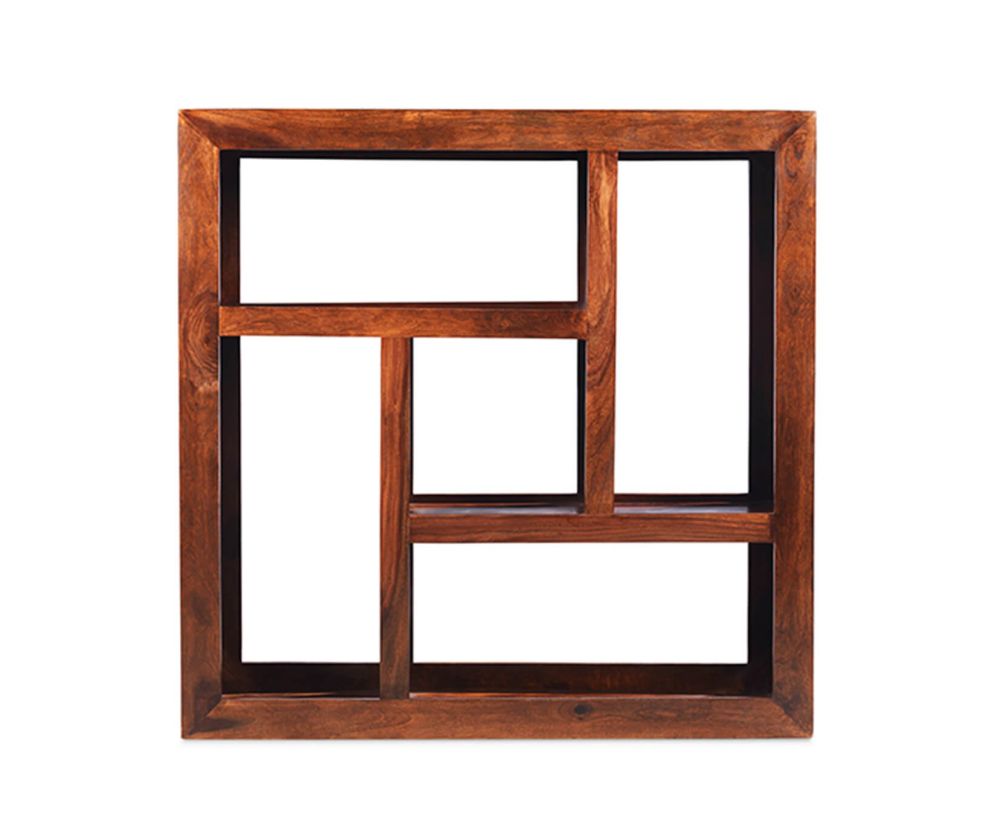 Heritance Cube Sheesham Cube Square Display Unit