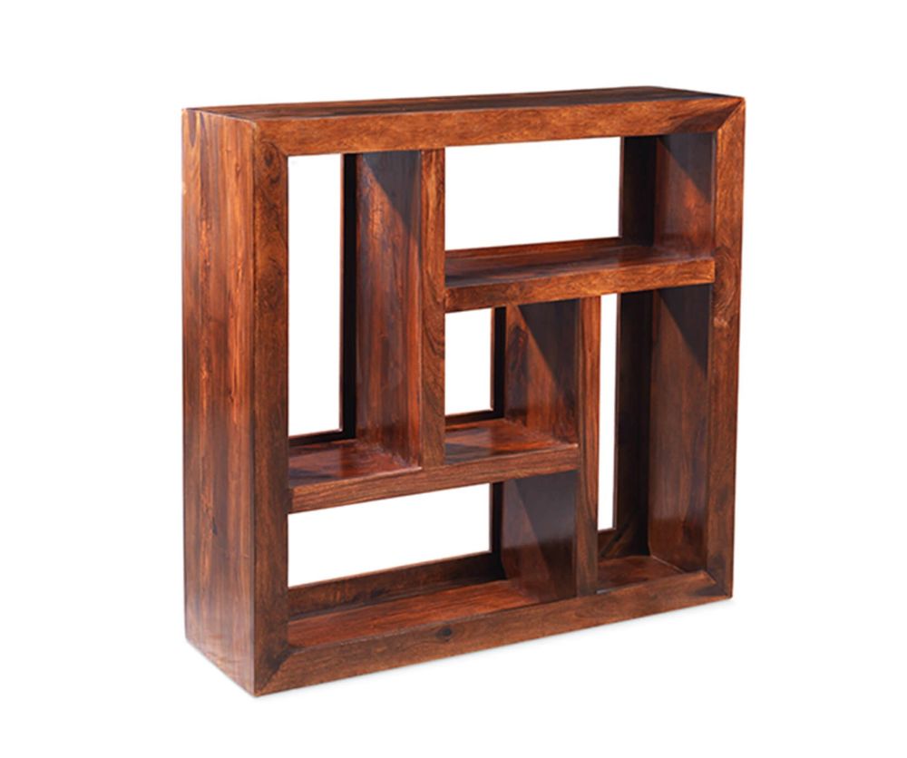 Heritance Cube Sheesham Cube Square Display Unit
