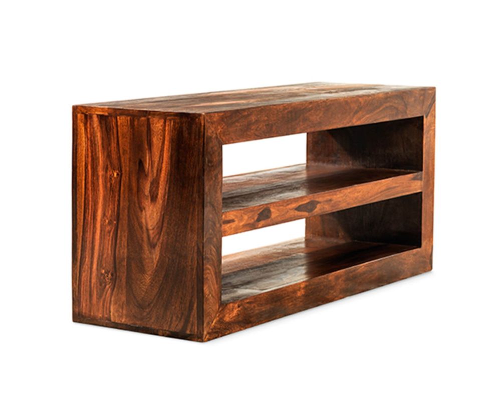 Heritance Cube Sheesham Open Media Unit