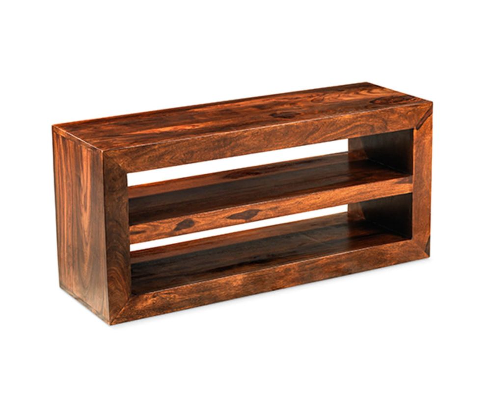 Heritance Cube Sheesham Open Media Unit