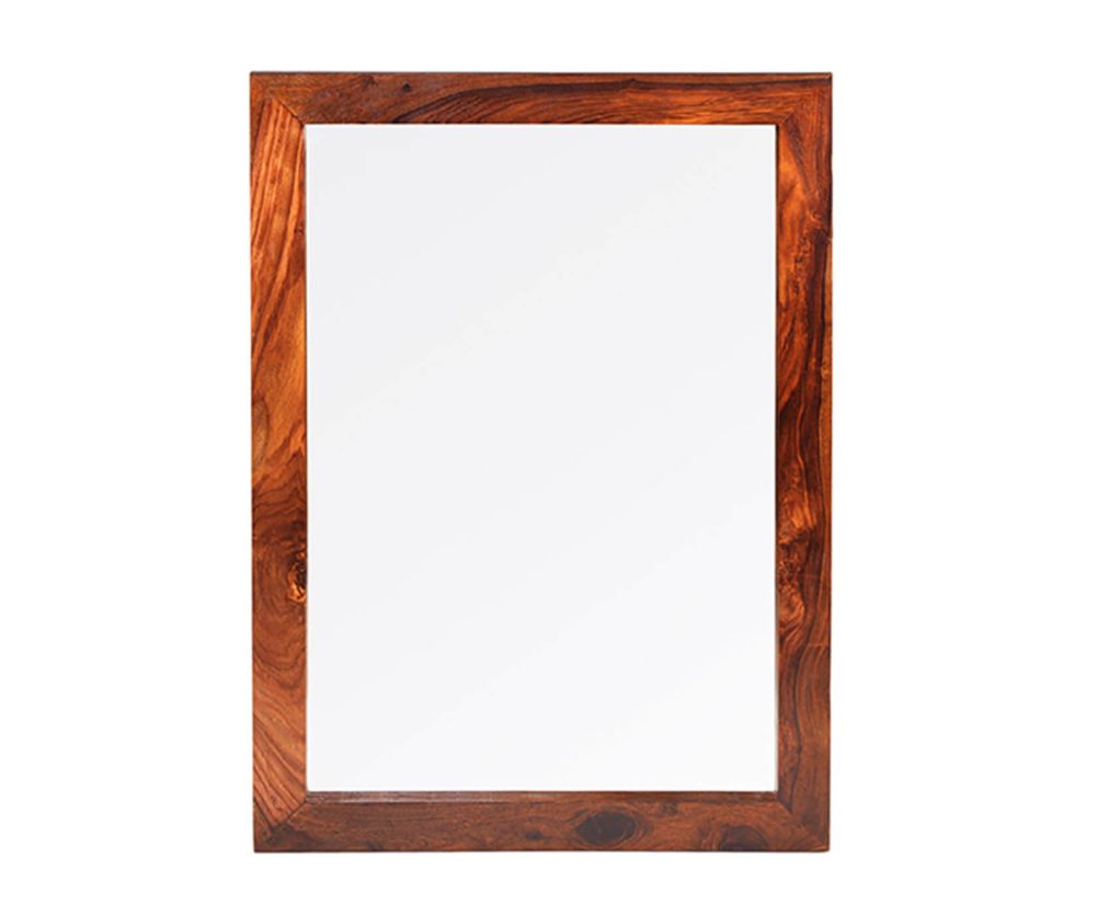 Heritance Cube Sheesham Rectangular Mirror