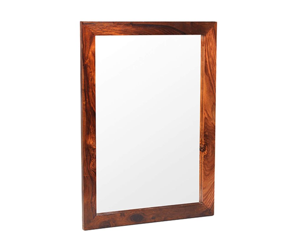Heritance Cube Sheesham Rectangular Mirror