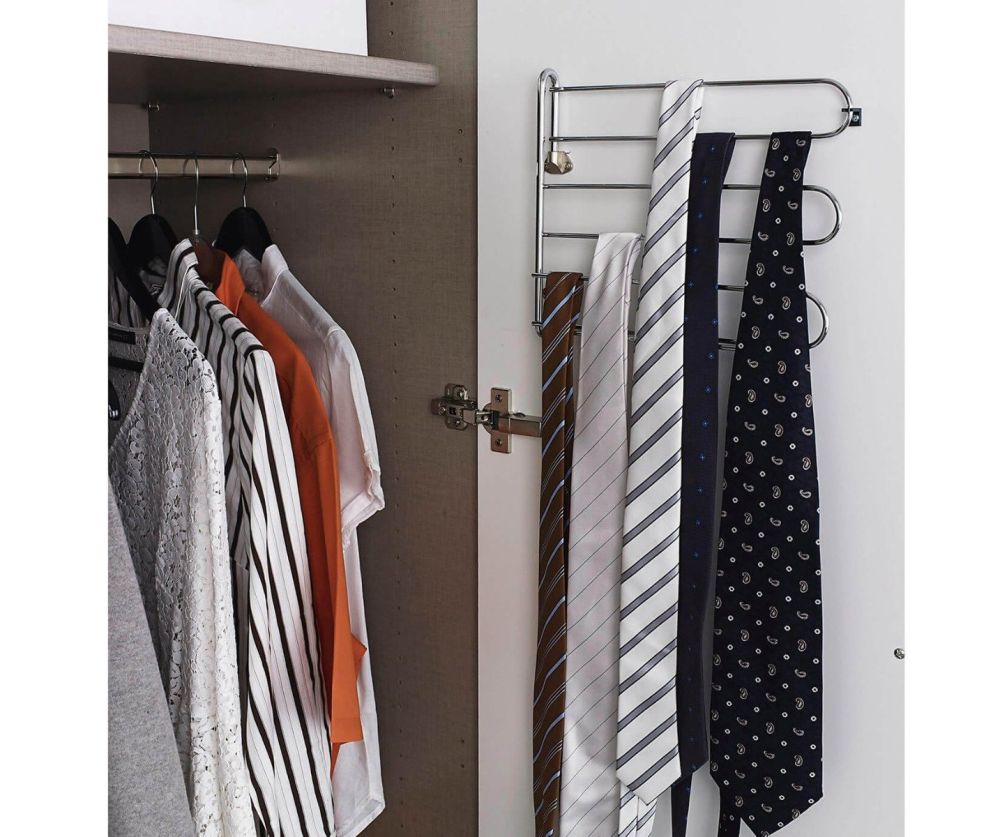 Rauch Montclar Alpine White Carcase with High Polish White Front 6 Door Wardrobe