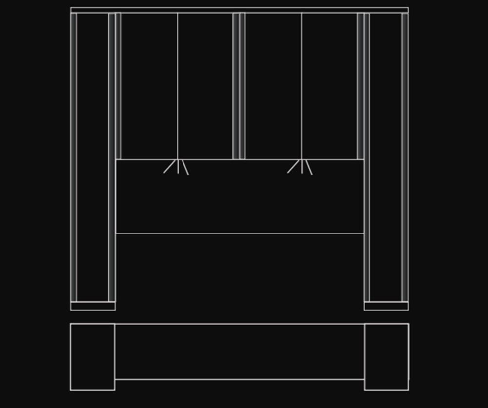 Wiemann Luxor3 Wooden Overbed Unit Suggestion 1&2