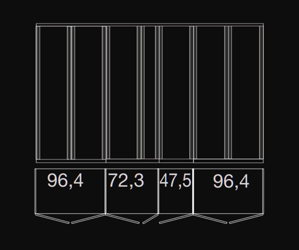 Wiemann Luxor3 Wooden 7 Door Wardrobe