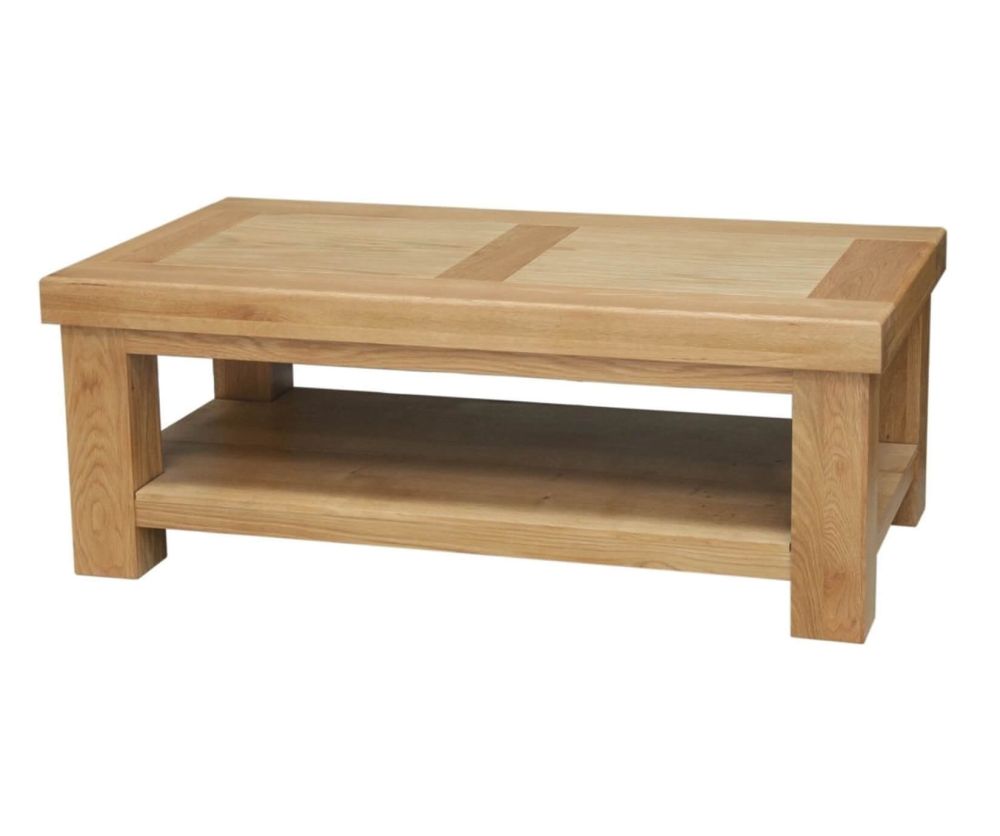 Homestyle GB Bordeaux Oak Coffee Table with Shelf