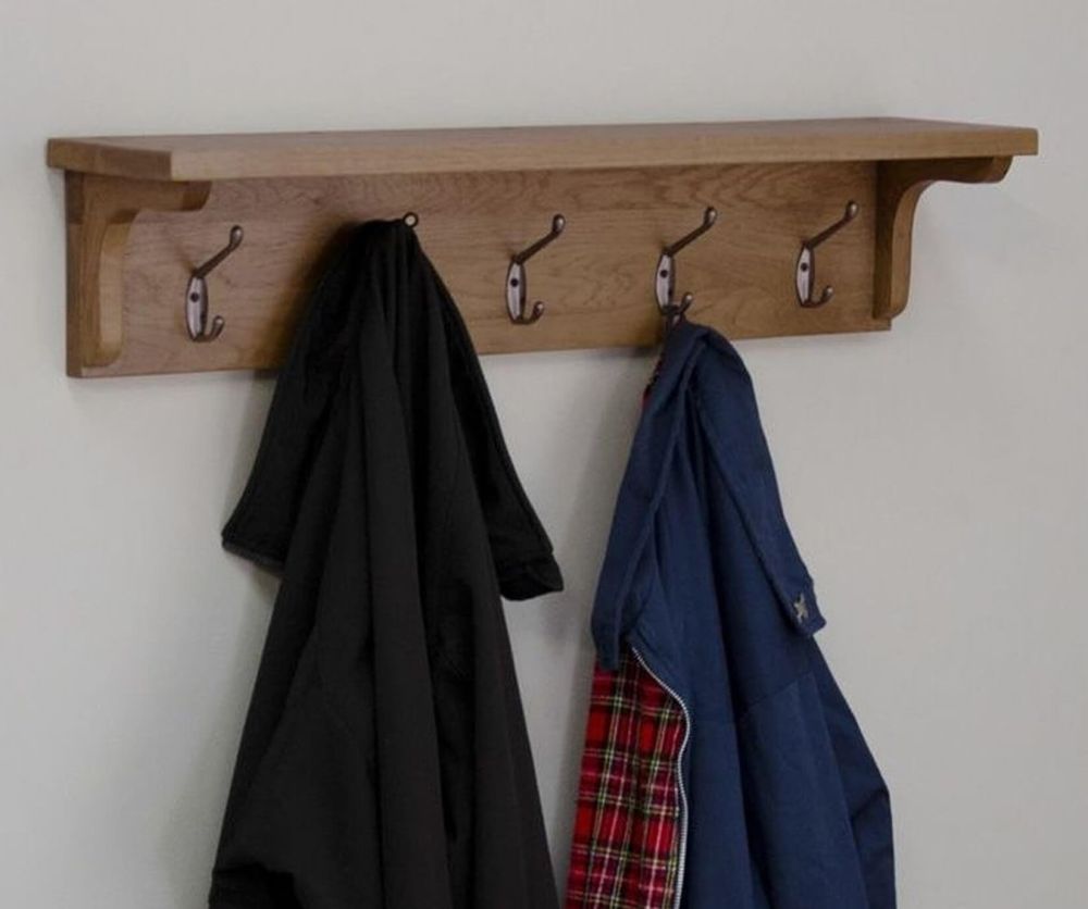 Homestyle GB Rustic Oak Coat Rack
