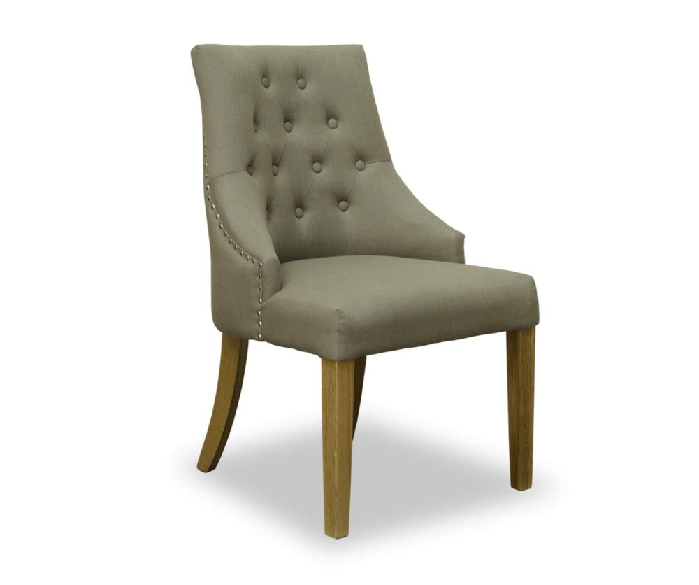 Homestyle GB Comfort Fabric Dining Chair in Pair
