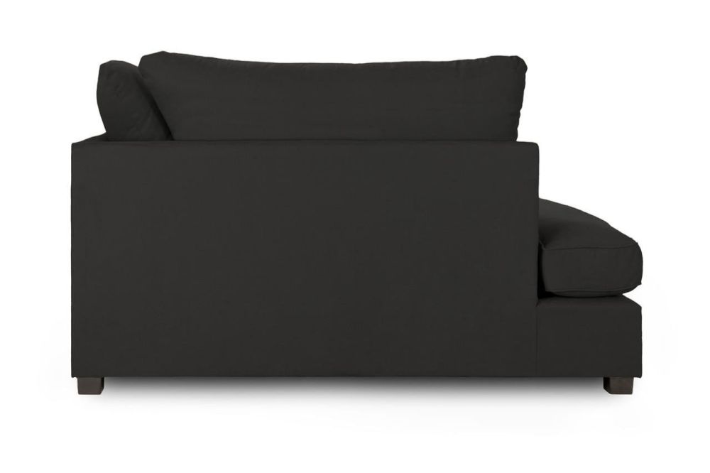 Sonder Black Fabric U Shape Corner Sofa