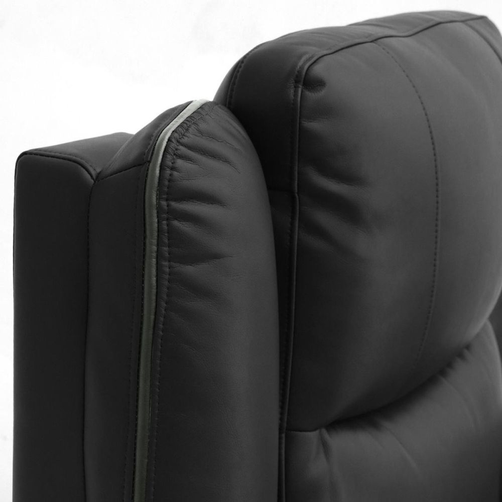 Harald Black Leather Electric Recliner 3+2 Sofa Set