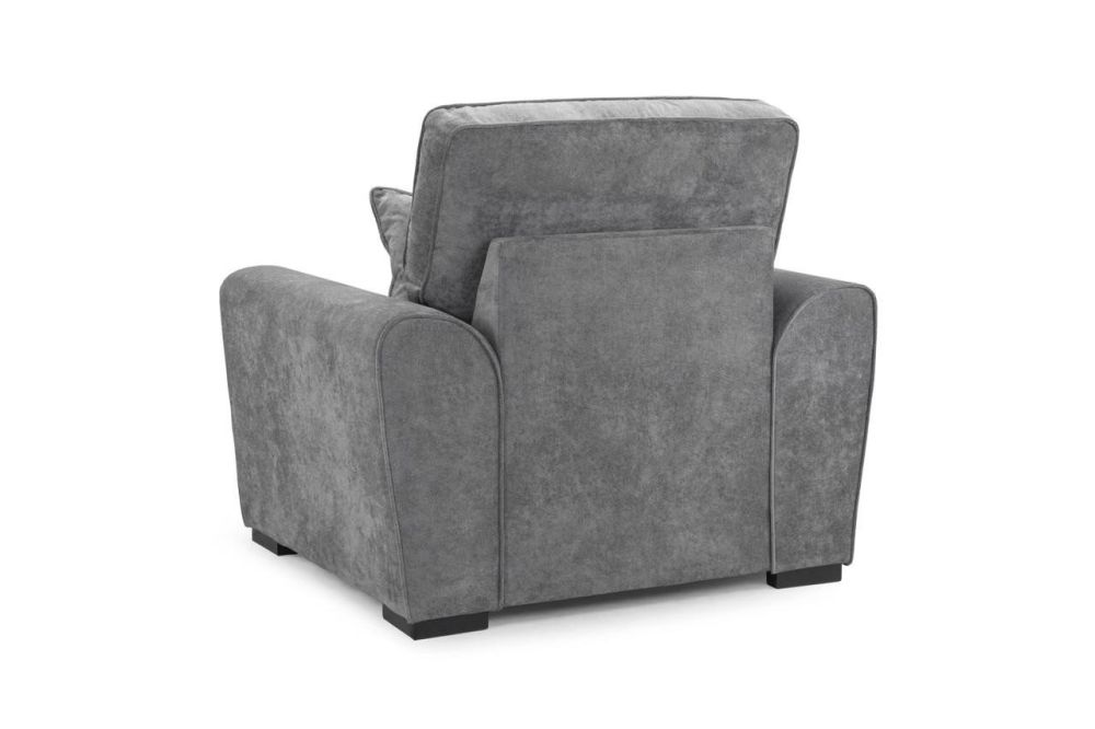 Lorcan Grey Fabric Armchair