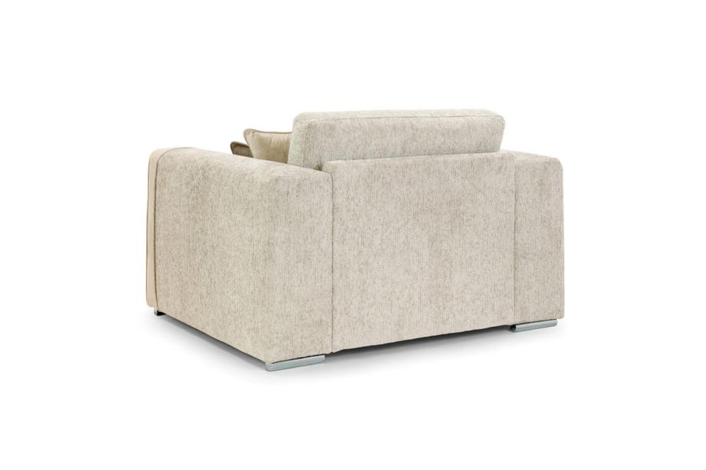 Valante Beige Fabric Armchair