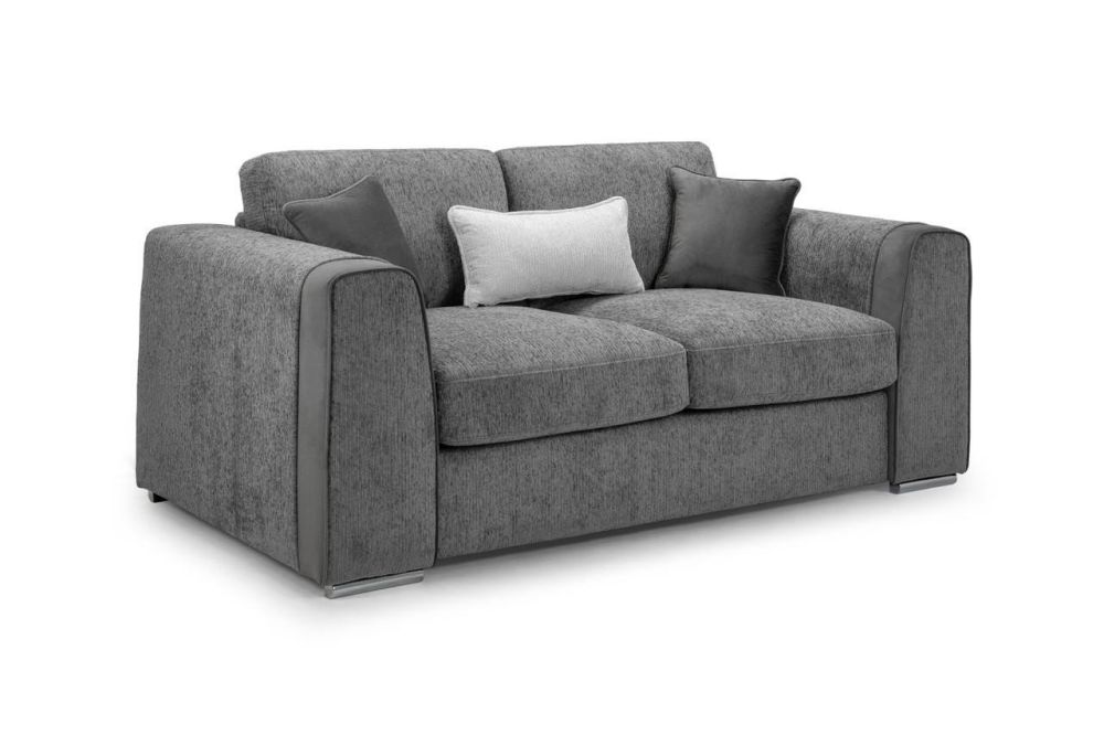 Valante Grey Fabric 2 Seater Sofa