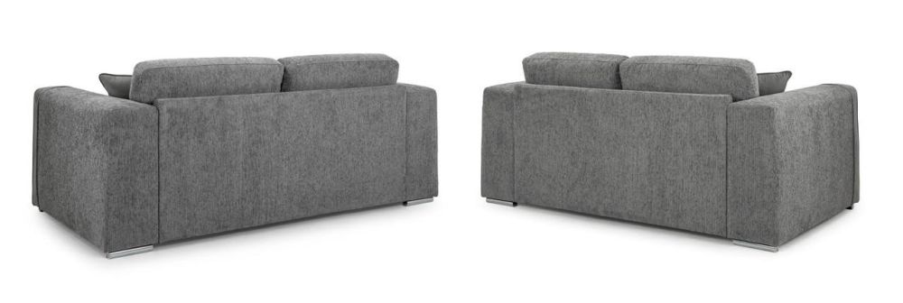 Valante Grey Fabric 3+2 Sofa Set