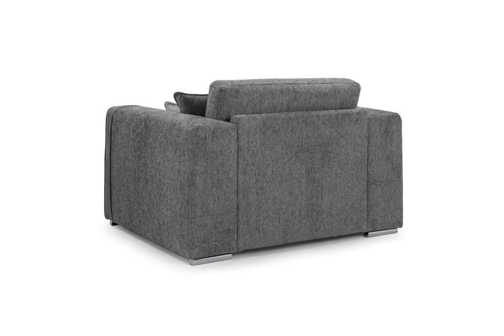 Valante Grey Fabric Armchair